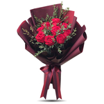 Flower Delivery Service Japan - 12 Red Roses