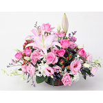 White Lilies, Ping Pong Mums & Carnations - Japan Flower Shop Delivery