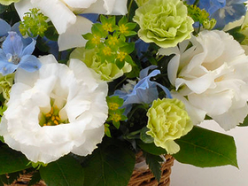 Funeral Flower Japan – White Arrangement