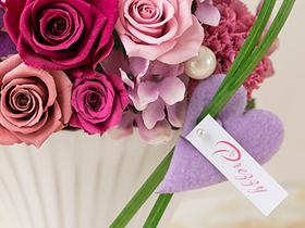 Preserved Flower Japan – Violet Preserve Flower Arrangement