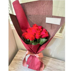 Flower Delivery Japan | 12 Red Roses Bouquet