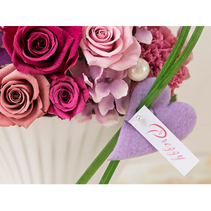 Preserved Flower Japan – Violet Preserve Flower Arrangement