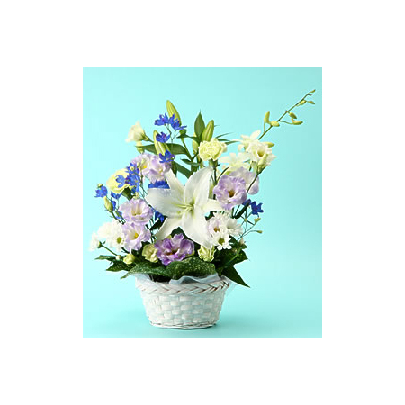 Funeral Flower Japan – Lilies Basket
