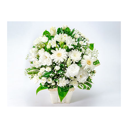 Funeral Flower Japan – Mums Arrangement