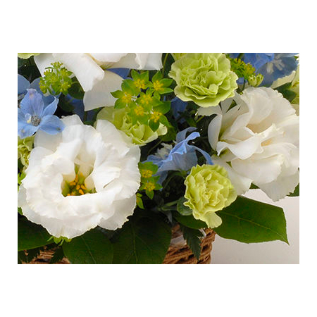 Funeral Flower Japan – White Arrangement
