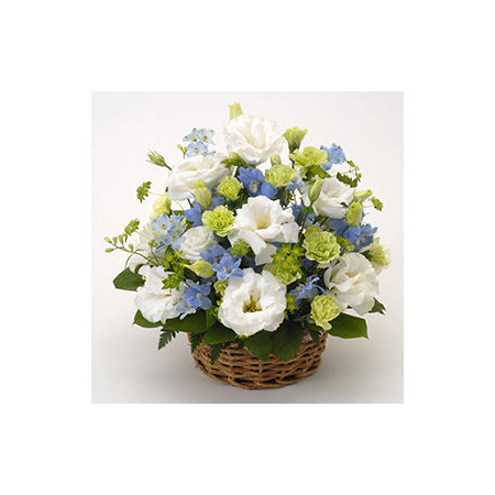 Funeral Flower Japan – White Arrangement