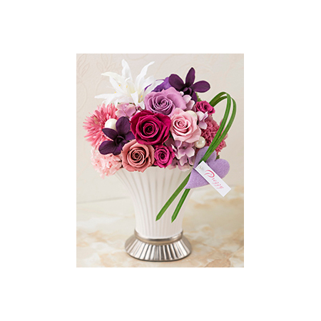 Preserved Flower Japan – Violet Preserve Flower Arrangement